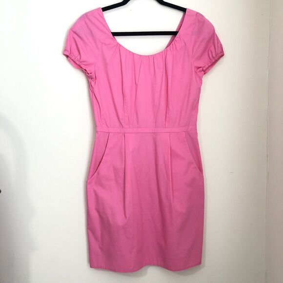 J. Crew Bright Pink Mini Dress - Picture 1 of 5